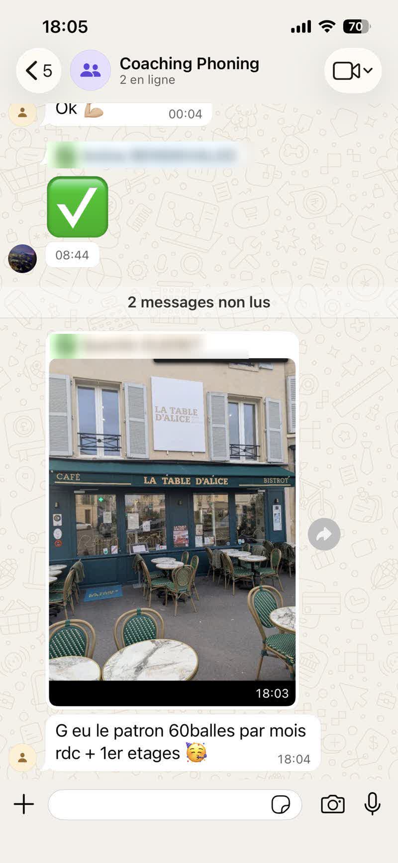 Contrat café Quentin